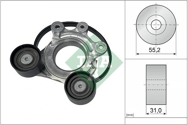 Belt Tensioner, V-ribbed belt